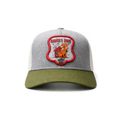 Gorra Knite Farmer Dog Blue Trucker Perro Ajustable Agro gris