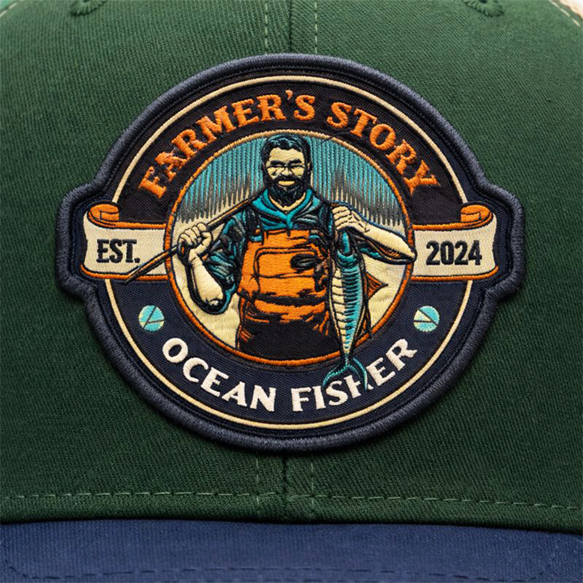 Gorra Trucker Farmer Fisher Ocean