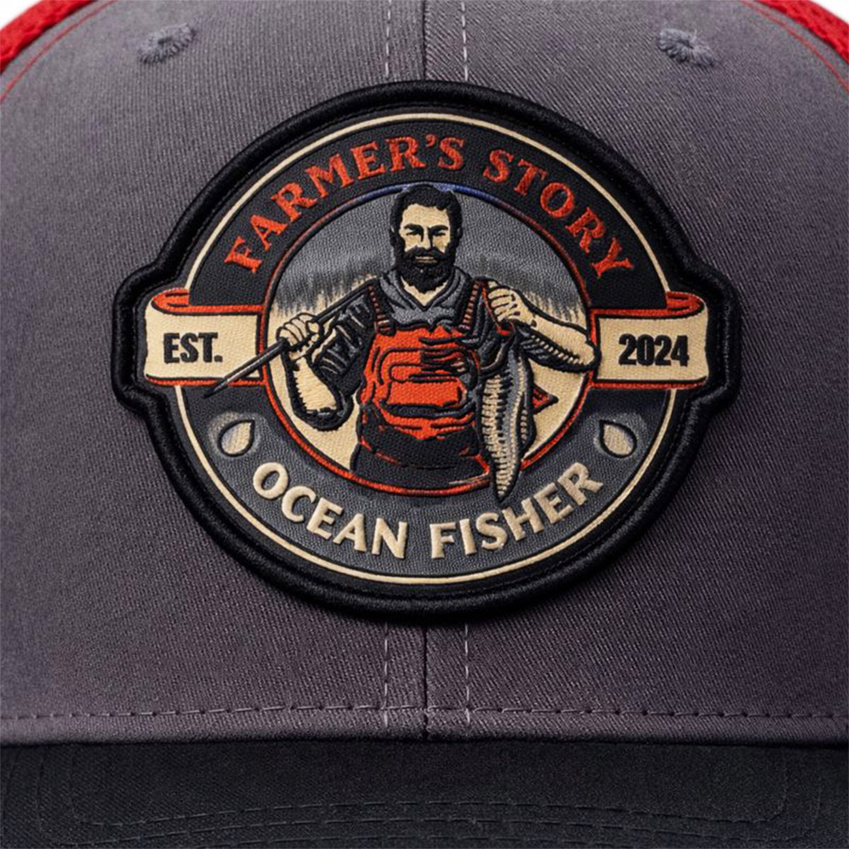 Gorra Trucker Knite Farmer Fisher Ocean