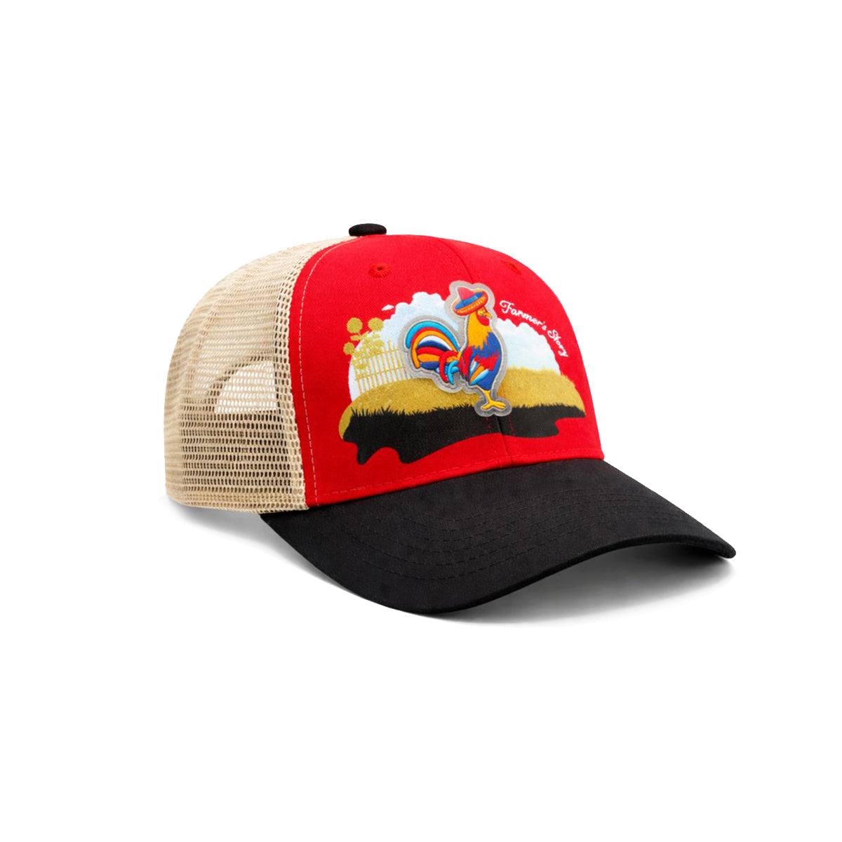 Gorra Trucker Knite Farmer Gallo Azul