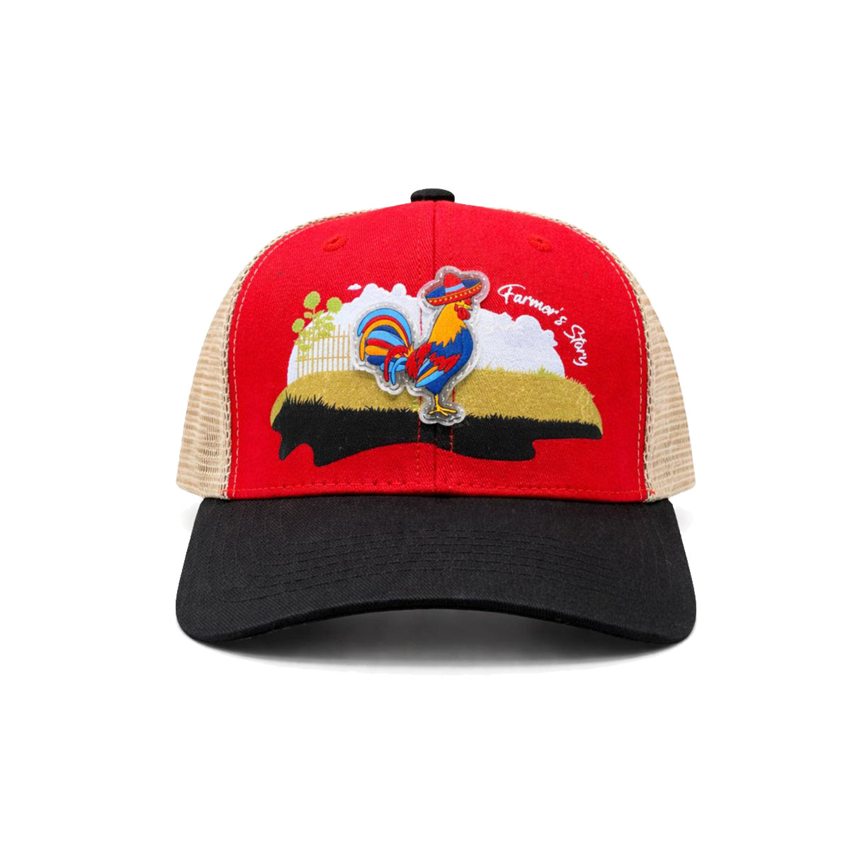 Gorra Trucker Knite Farmer Gallo Azul