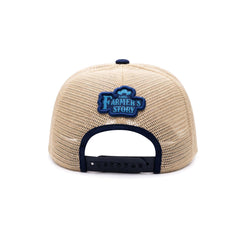 Gorra Knite Farmer Gallo Azul Trucker Agro Ajustable verde