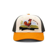 Gorra Knite Farmer Gallo cafe Trucker Agro Ajustable arena