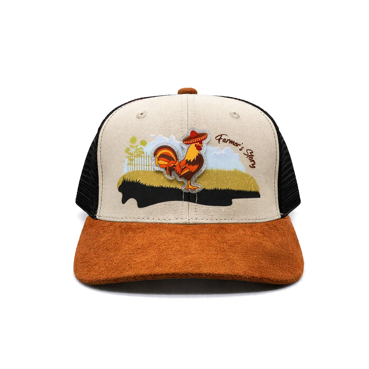 Gorra Trucker Farmer Gallo Café