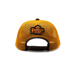 Gorra Knite Farmer Gallo cafe Trucker Agro Ajustable naranja