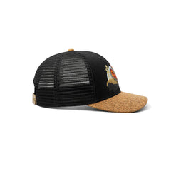 Gorra Knite Farmer Gallo cafe Trucker Agro Ajustable negro