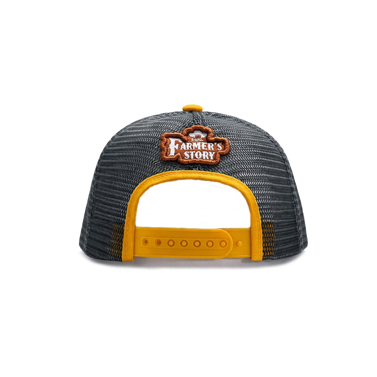 Gorra Trucker Harvest brown Ajustable Knite Estilo Campo blanco