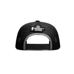 Gorra Trucker Harvest Black Ajustable Estilo Farmer Urbana azul