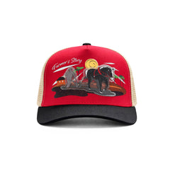 Gorra Trucker Harvest Black Ajustable Estilo Farmer Urbana beige
