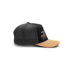 Gorra Trucker Harvest Black Ajustable Estilo Farmer Urbana cafe
