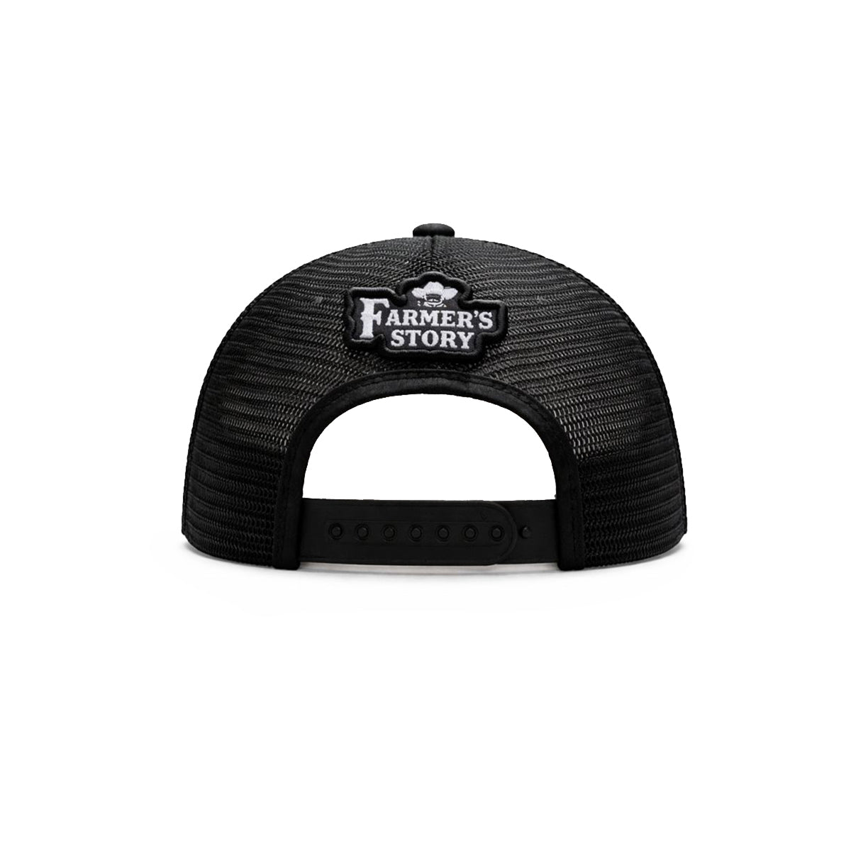 Gorra Trucker Harvest Black Ajustable Estilo Farmer Urbana negro