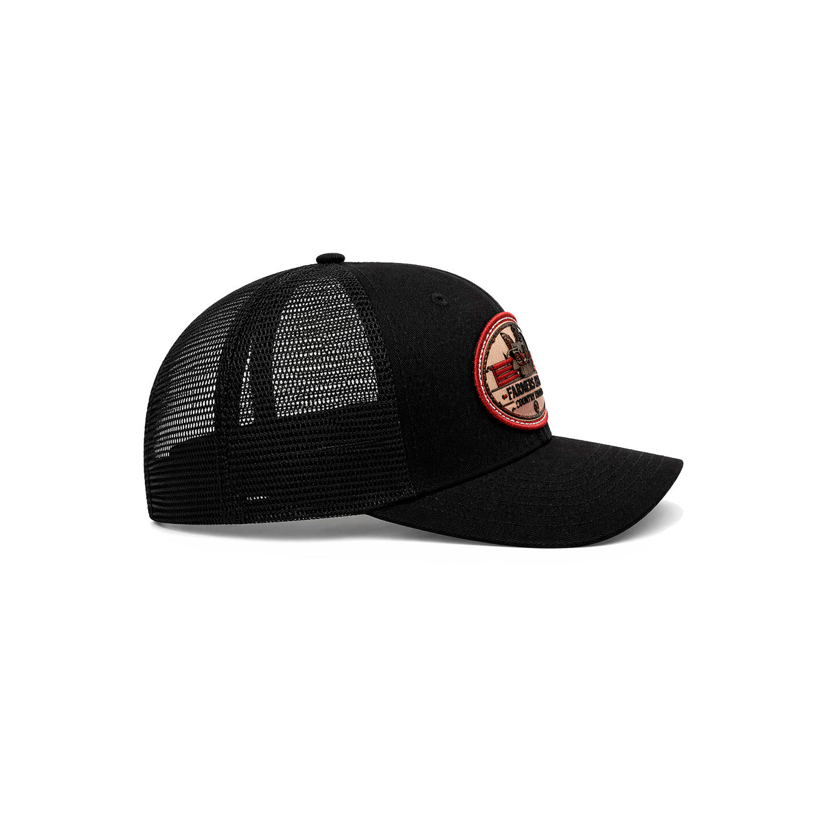 Gorra Trucker Knite Farmer Horseback Rojo