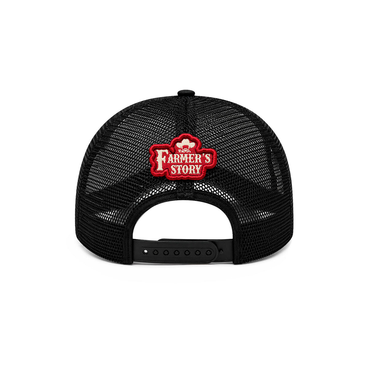 Gorra Trucker Knite Farmer Horseback Rojo