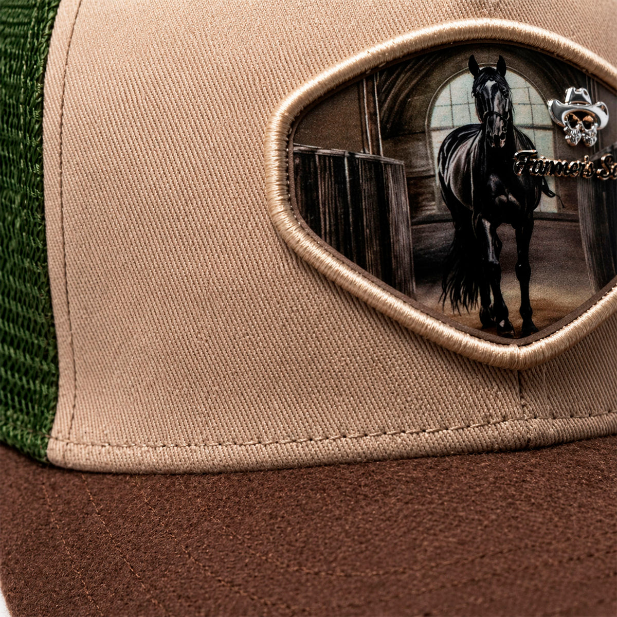 Gorra Trucker Horse Legacy Beige