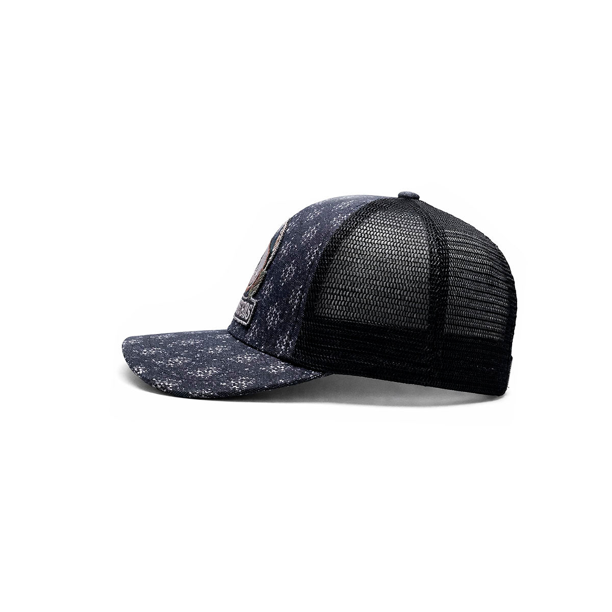 Gorra Knite Farmer Horse Black Trucker Caballo Ajustable azul