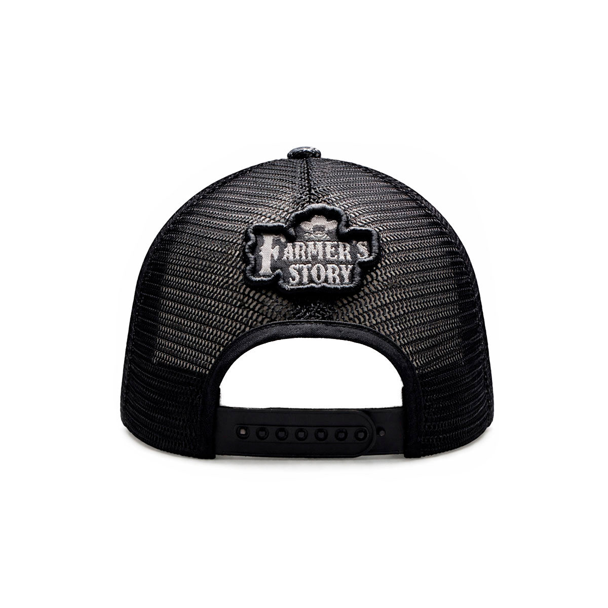 Gorra Knite Farmer Horse Black Trucker Caballo Ajustable azul