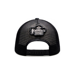 Gorra Knite Farmer Horse Black Trucker Caballo Ajustable azul