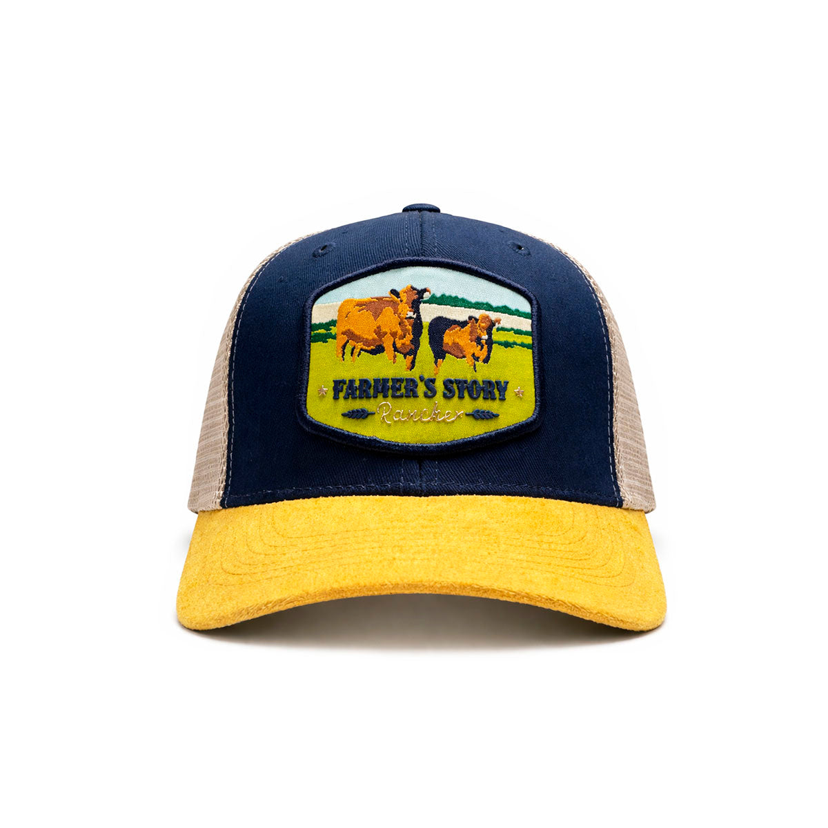 Gorra Knite Farmer blue Trucker Ajustable Hombre rancher azul marino