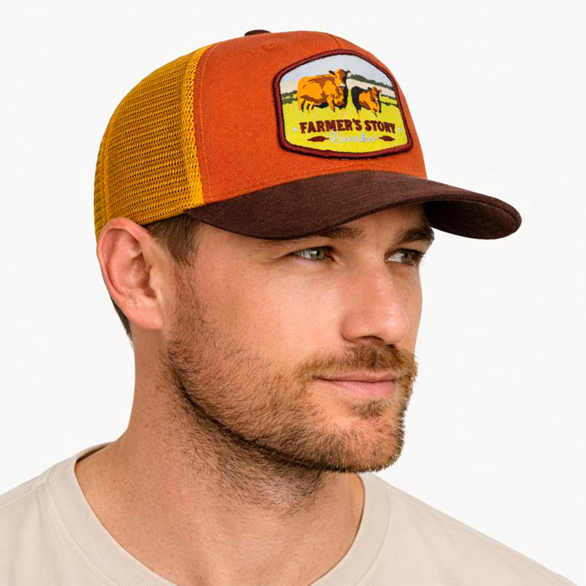 Gorra Trucker Knite Farmer Red Rancher