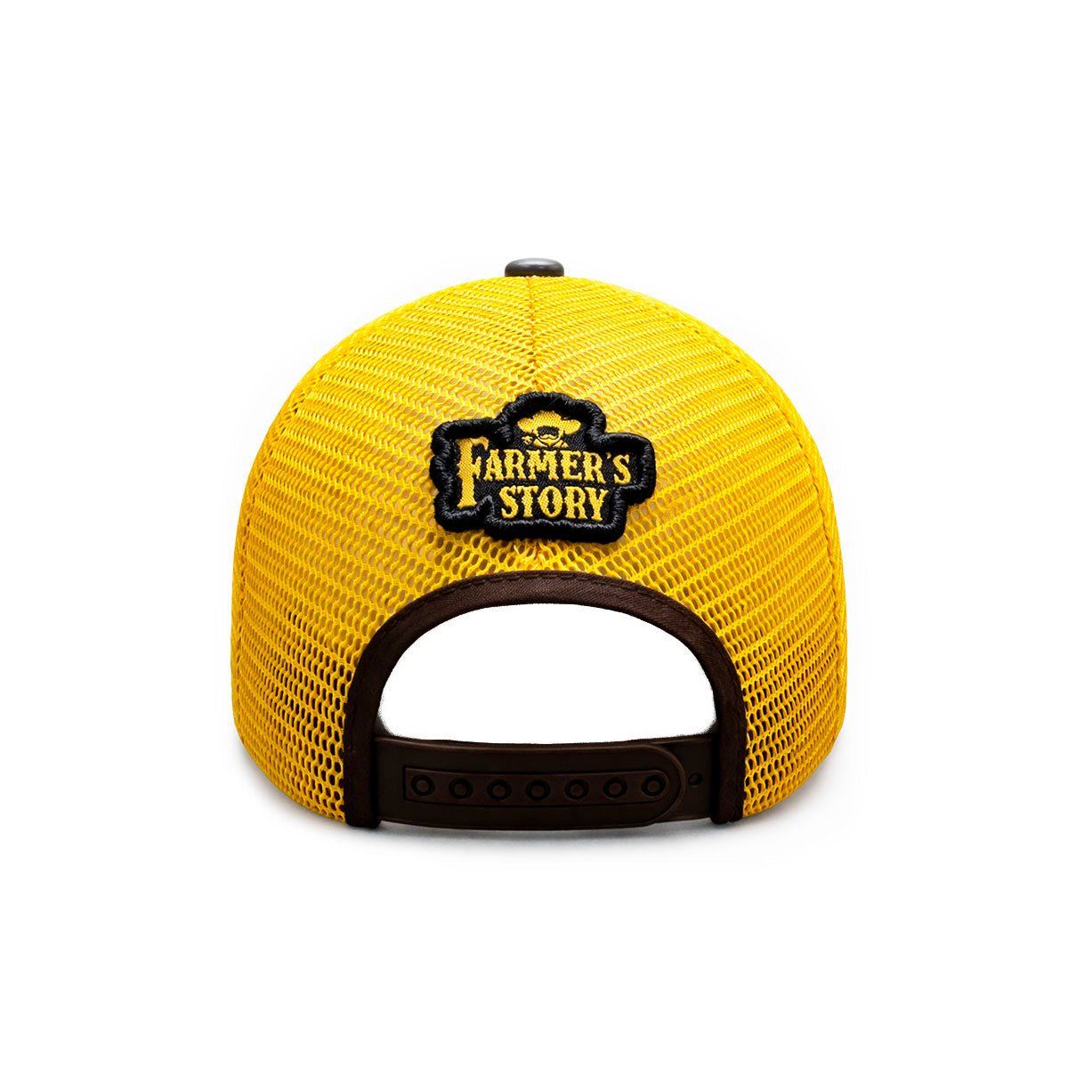 Gorra Knite Farmer Rooster Gold Trucker Gallo Oro Ajustable amarillo