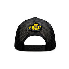 Gorra Knite Farmer Rooster Gold Trucker Gallo Oro Ajustable café