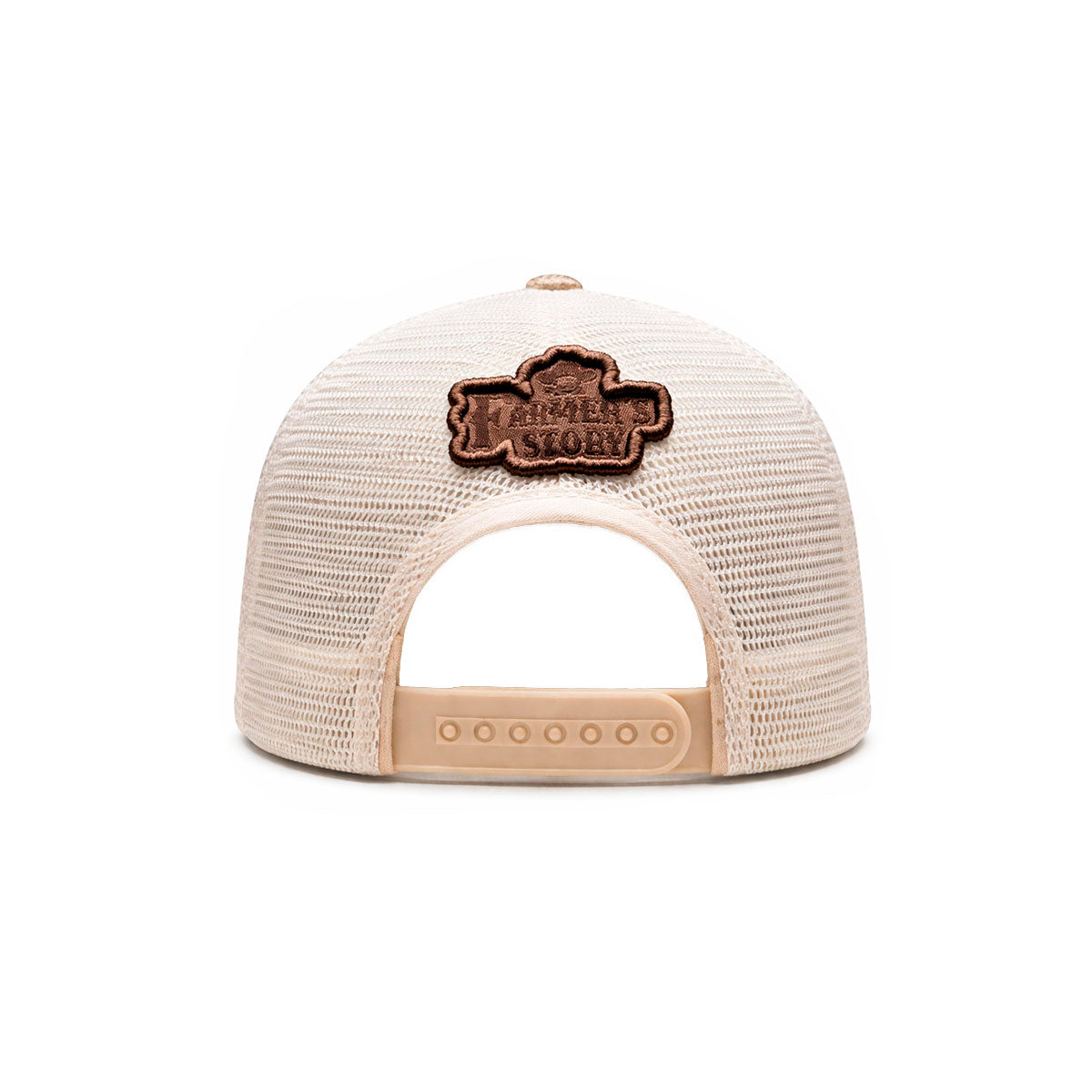 Gorra Knite Farmer Rooster Silver Trucker Plata Ajustable beige