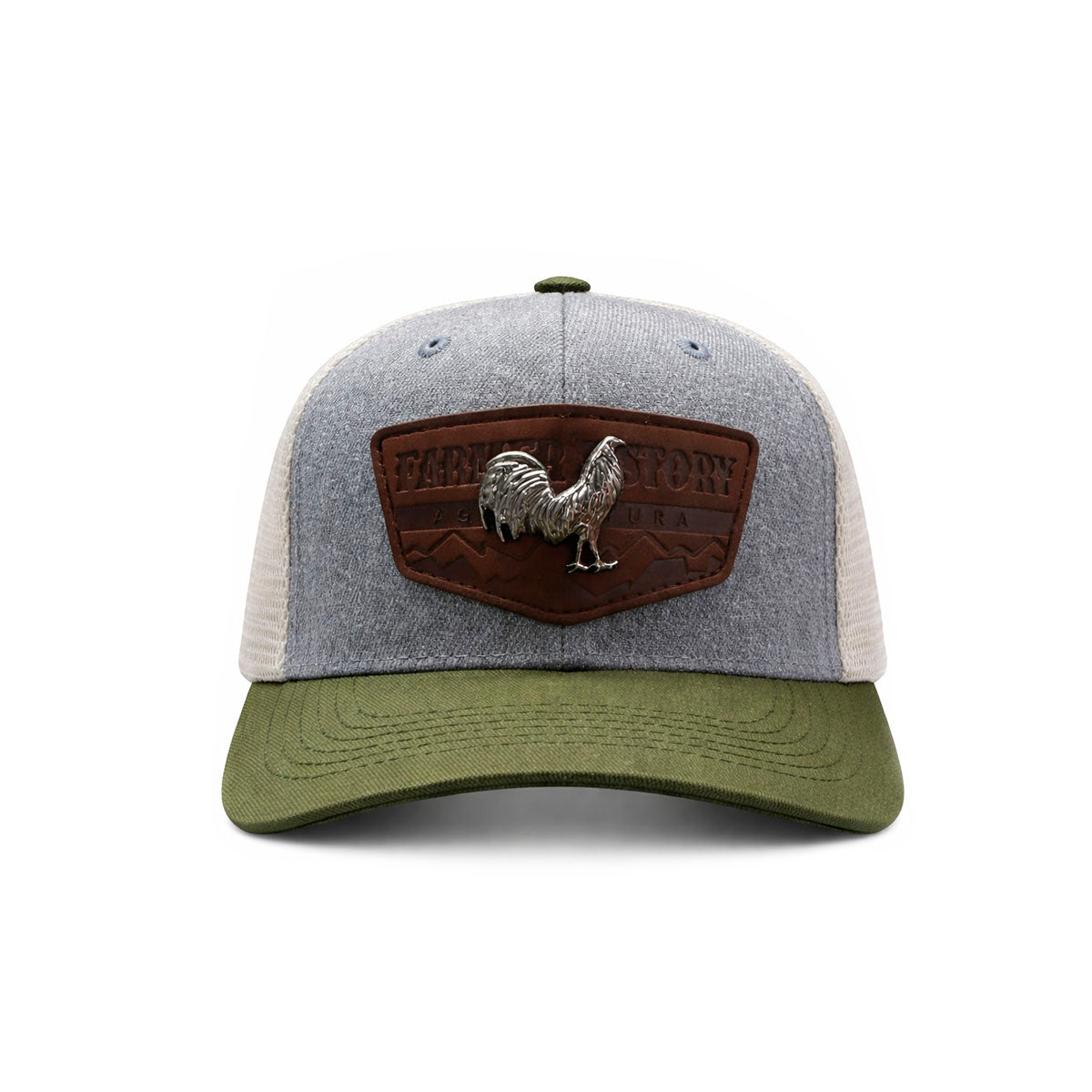 Gorra Knite Farmer Rooster Silver Trucker