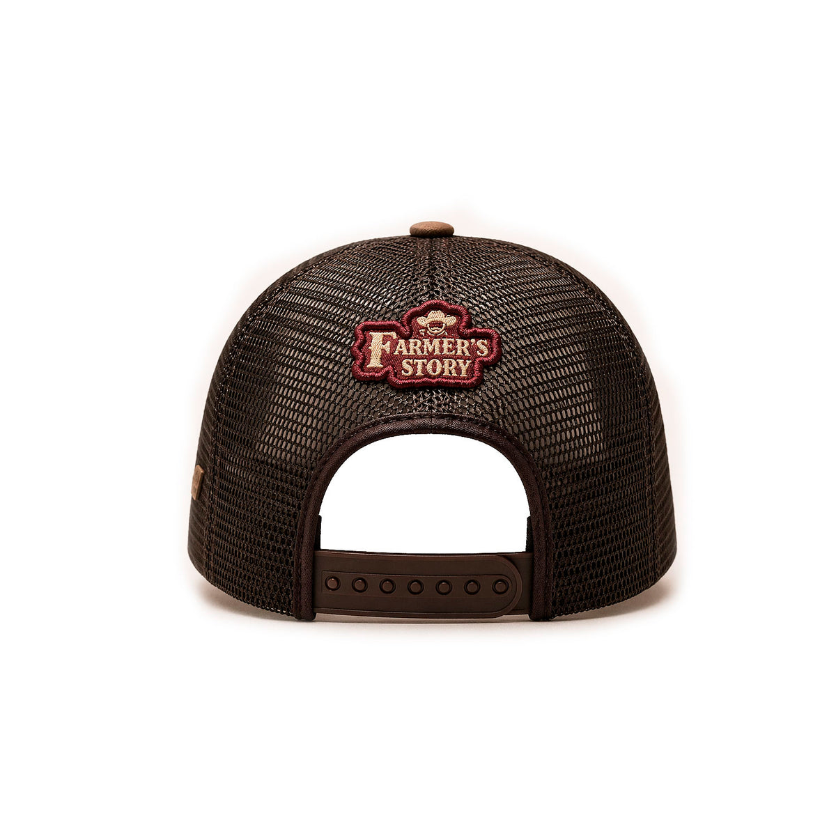 Gorra Trucker Farmer's Story Marrón Vintage