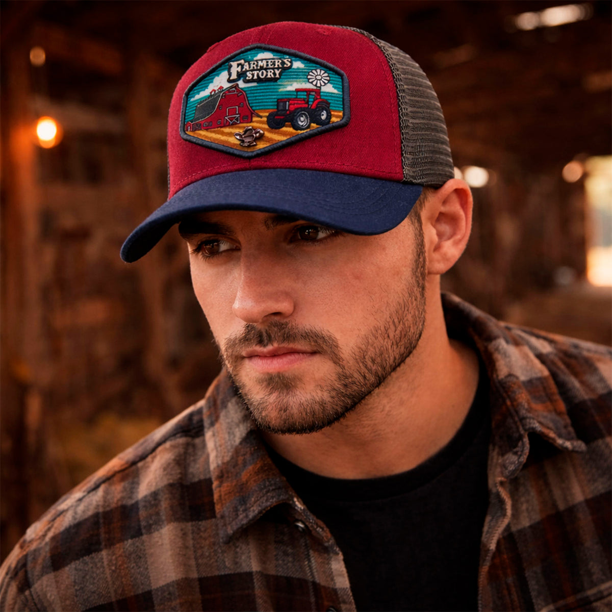 Gorra Trucker Knite Farmer Story