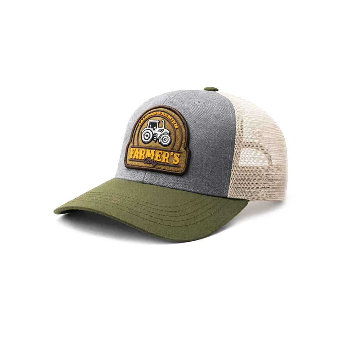 Gorra Trucker Knite Farmer con Parche de Tractor