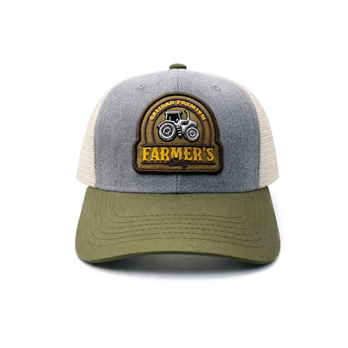 Gorra Trucker Knite Farmer con Parche de Tractor