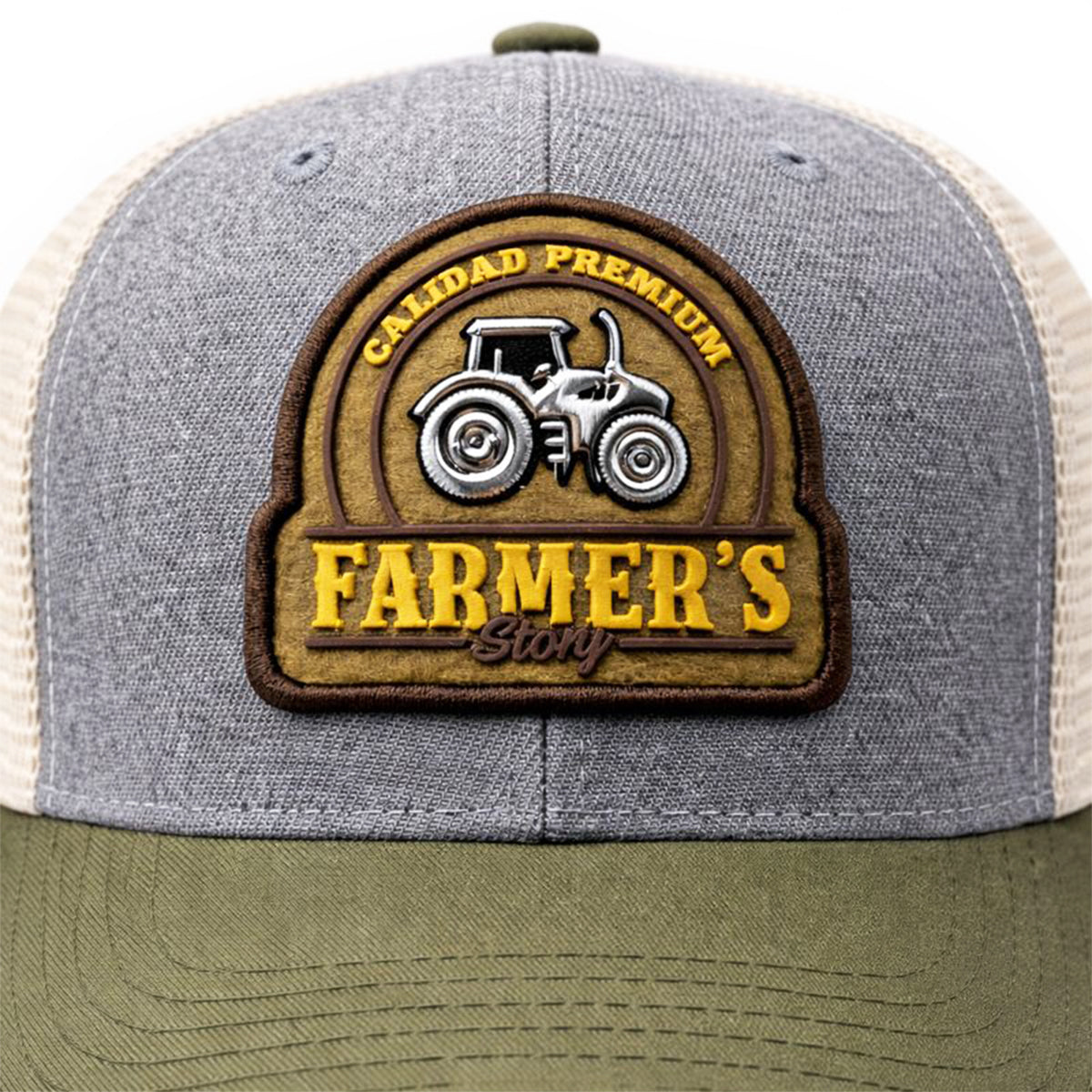 Gorra Trucker Knite Farmer con Parche de Tractor