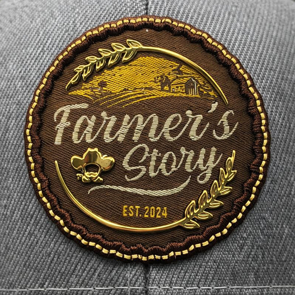 Gorra Trucker Knite Farmer Wheat Cafe