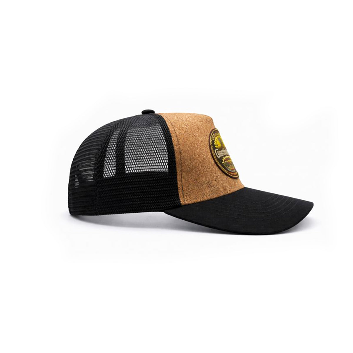Gorra Knite Farmer Wheat Cafe Trucker Ajustable Cap negro