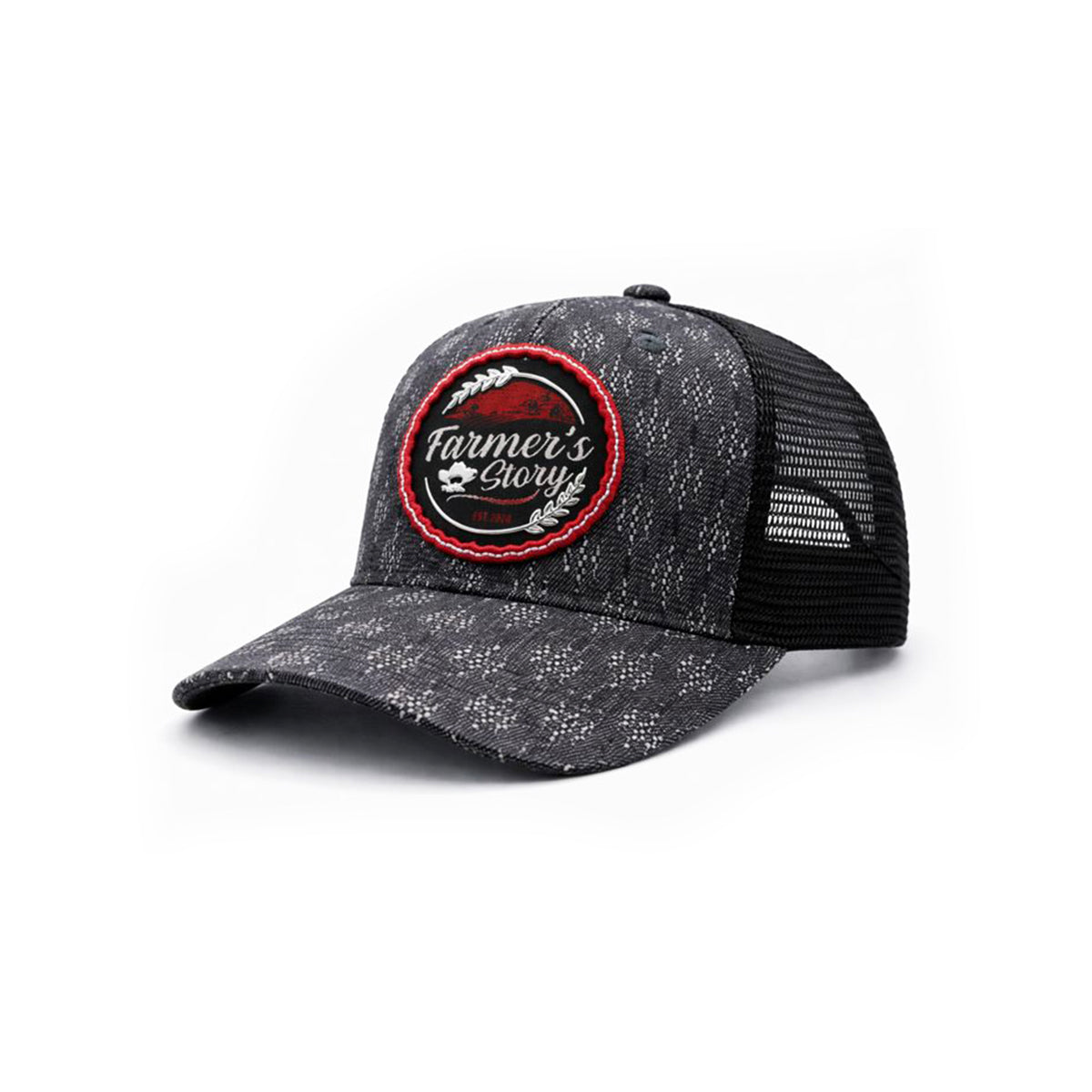 Gorra Trucker Knite Farmer Wheat Negro