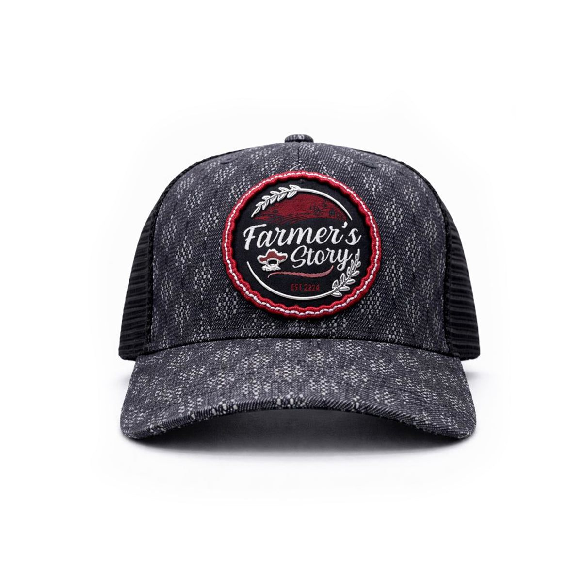 Gorra Trucker Knite Farmer Wheat Negro