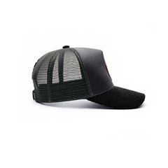 Gorra Knite Farmer Wheat Negro Trucker Ajustable Cap gris