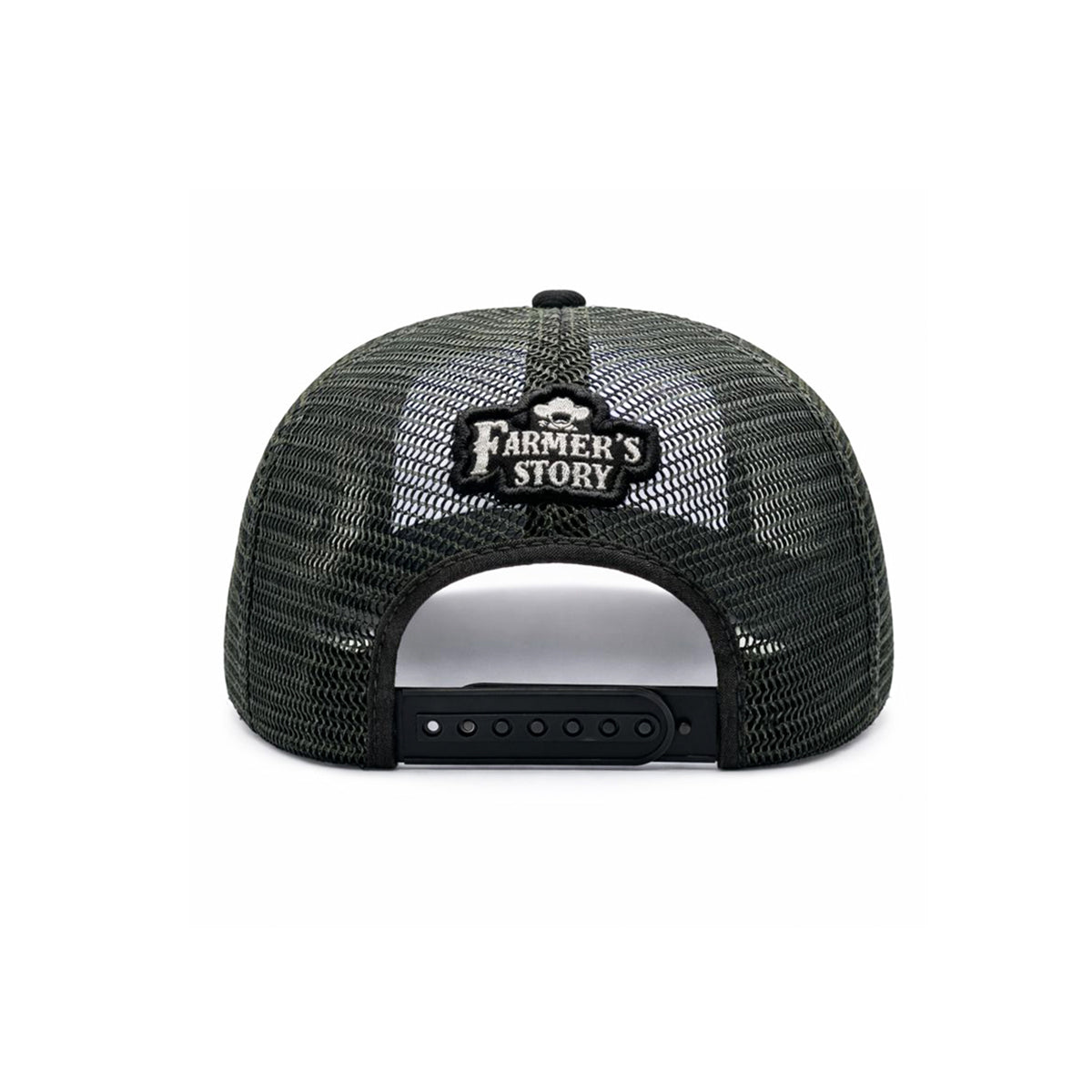 Gorra Knite Farmer Wheat Negro Trucker Ajustable Cap gris oscuro