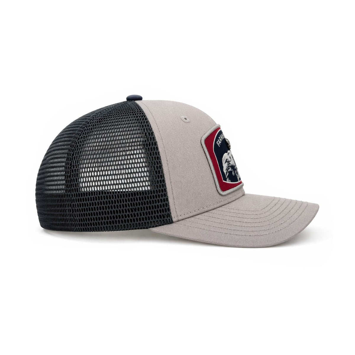 Gorra Trucker Knite Farmer Story Cowboy Plata