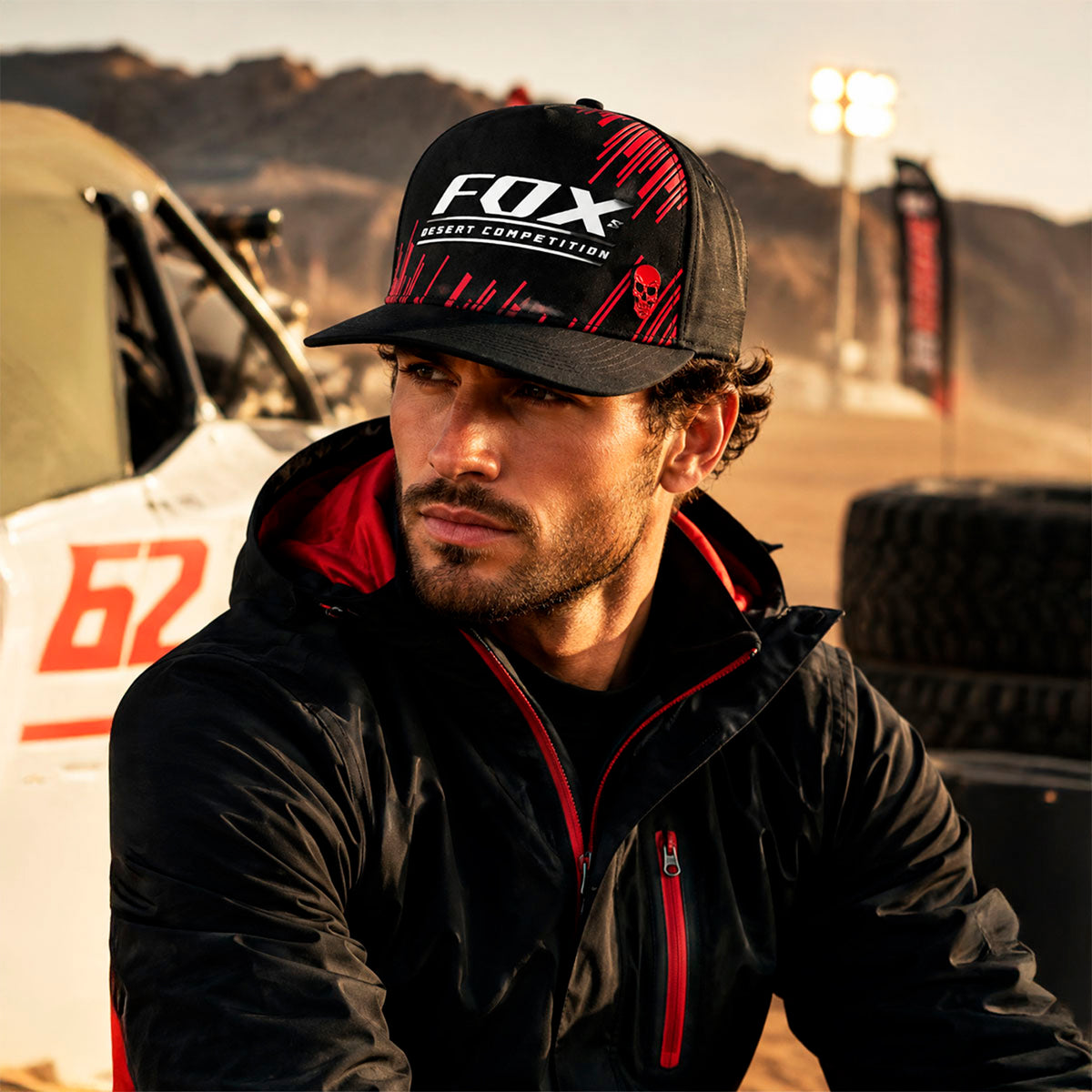 Gorra Fox Desert Competition Negra Hombre Original negro