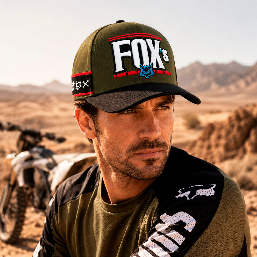 Gorra Fox PIN Edition Hombre Deportiva Original Urbano verde