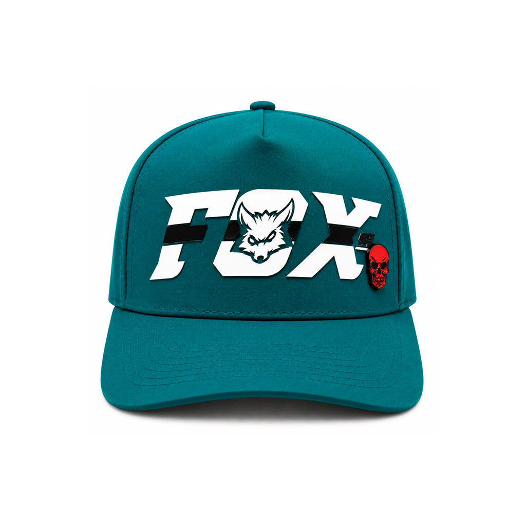 Gorra Fox Desert Skull 3D Hombre Deportiva Original verde