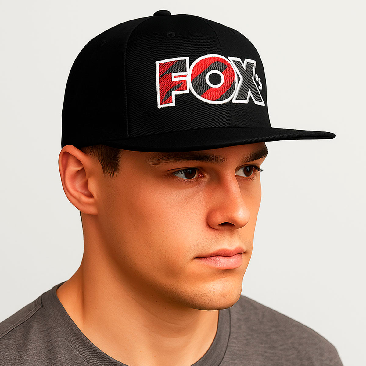 Snapback gorra visera plana estilo deporte Foxs Knite racing