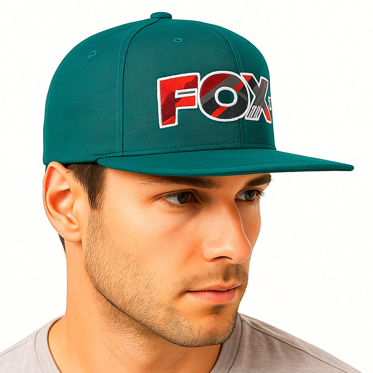 Snapback gorra visera plana estilo deporte Foxs Knite racing