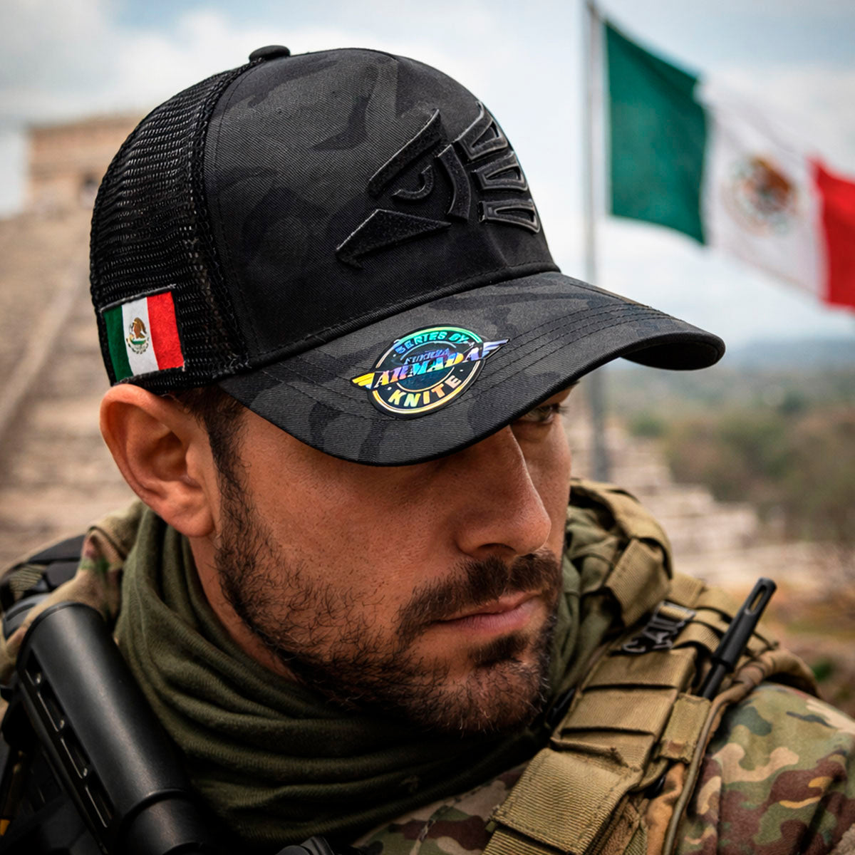 Gorras para Hombre Gorra Hombre Tactica Militar Knite Negra