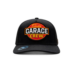 Gorra Negra Trucker Garage Crew Knite Estilo Vintage