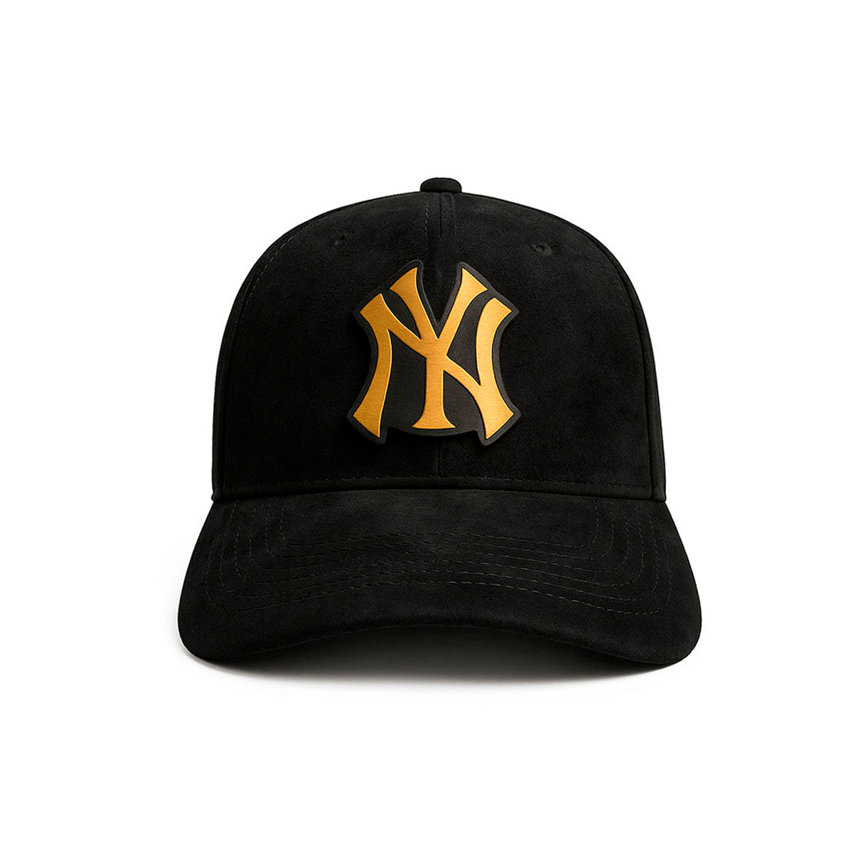 Gorra de Gamuza New York Ajustable Negra para Hombre Knite