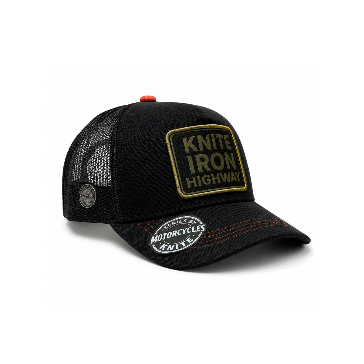 Gorra Knite Moto Lux Hombre Trucker Iron Highway Malla