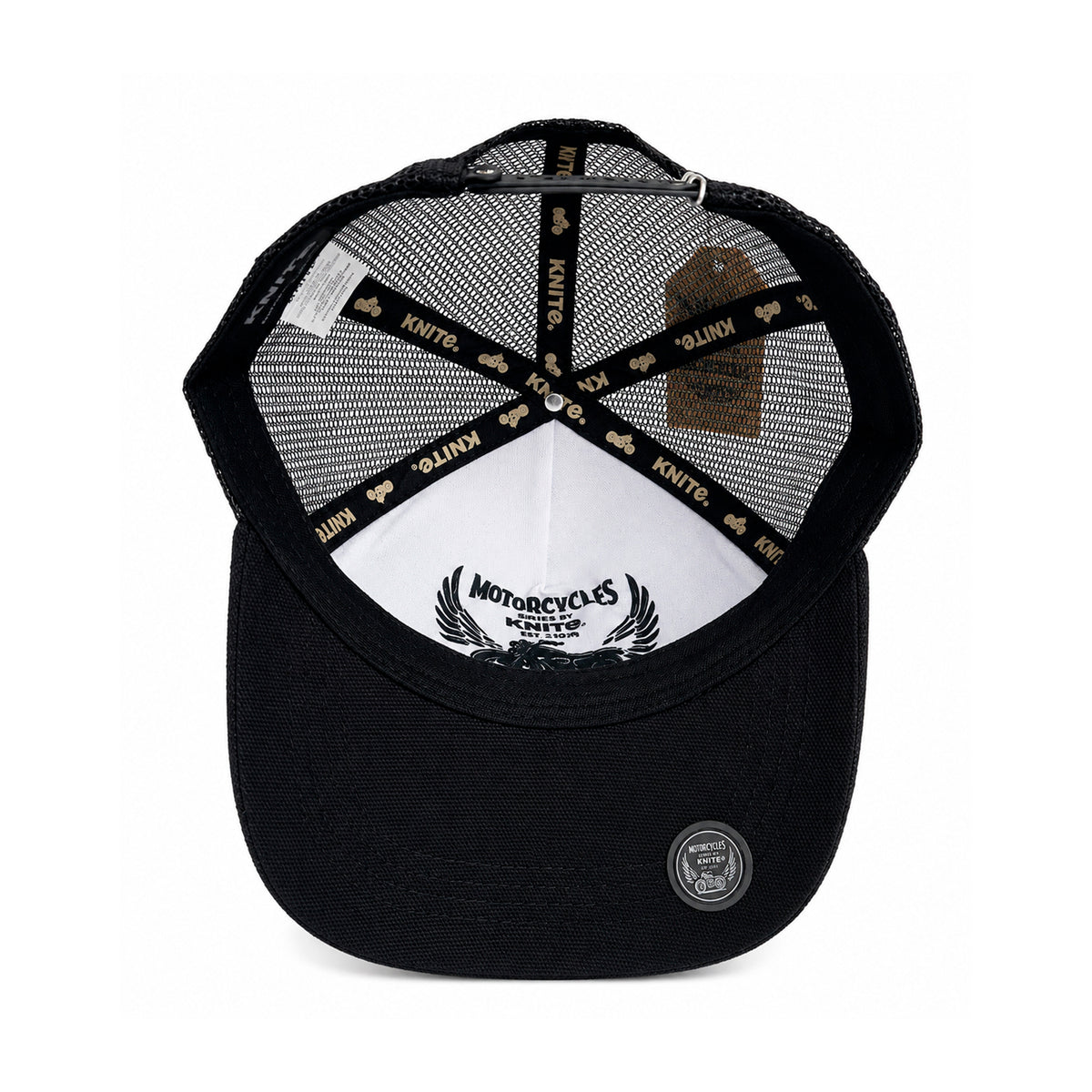 Gorra Knite Moto Lux Hombre Trucker Iron Highway Malla
