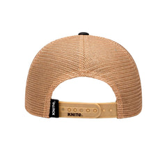 Gorra Trucker Knite Milwaukee Beige Malla Parche Bordado